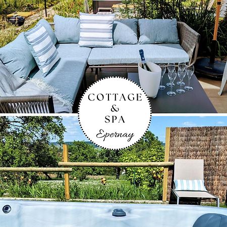 Le Cemarose: Spa, Jardin, Terrasse Et Jolie Vue Au Coeur D'Épernay Exteriör bild