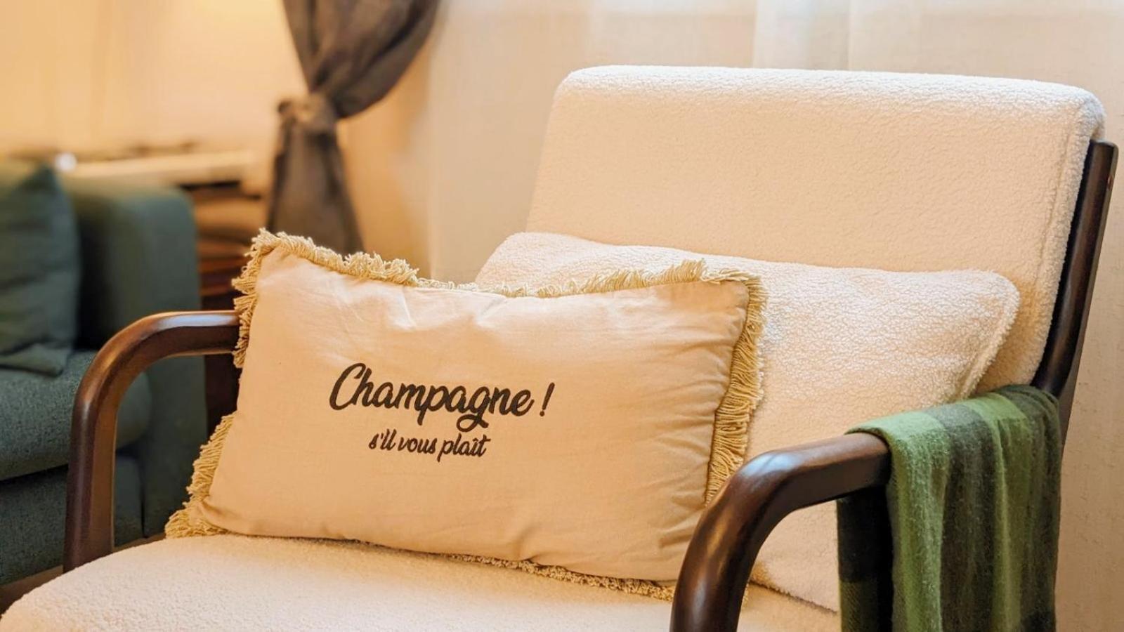 Le Cemarose: Spa, Jardin, Terrasse Et Jolie Vue Au Coeur D'Épernay Exteriör bild