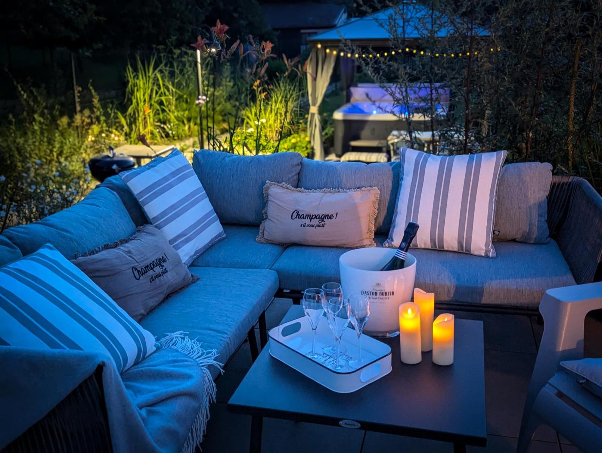 Le Cemarose: Spa, Jardin, Terrasse Et Jolie Vue Au Coeur D'Épernay Exteriör bild