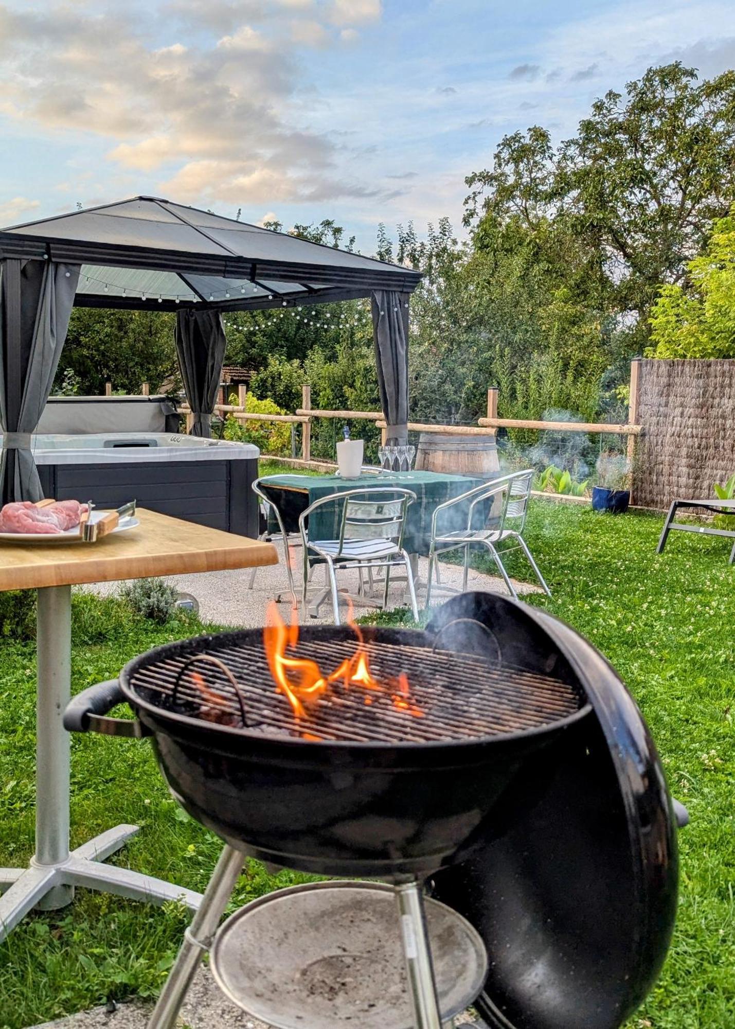 Le Cemarose: Spa, Jardin, Terrasse Et Jolie Vue Au Coeur D'Épernay Exteriör bild