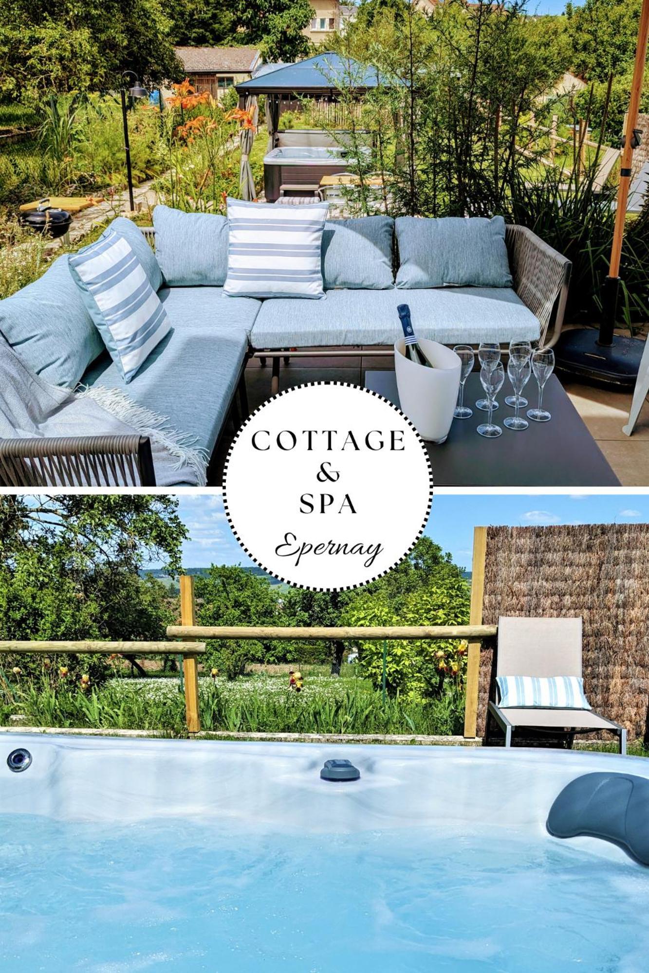 Le Cemarose: Spa, Jardin, Terrasse Et Jolie Vue Au Coeur D'Épernay Exteriör bild